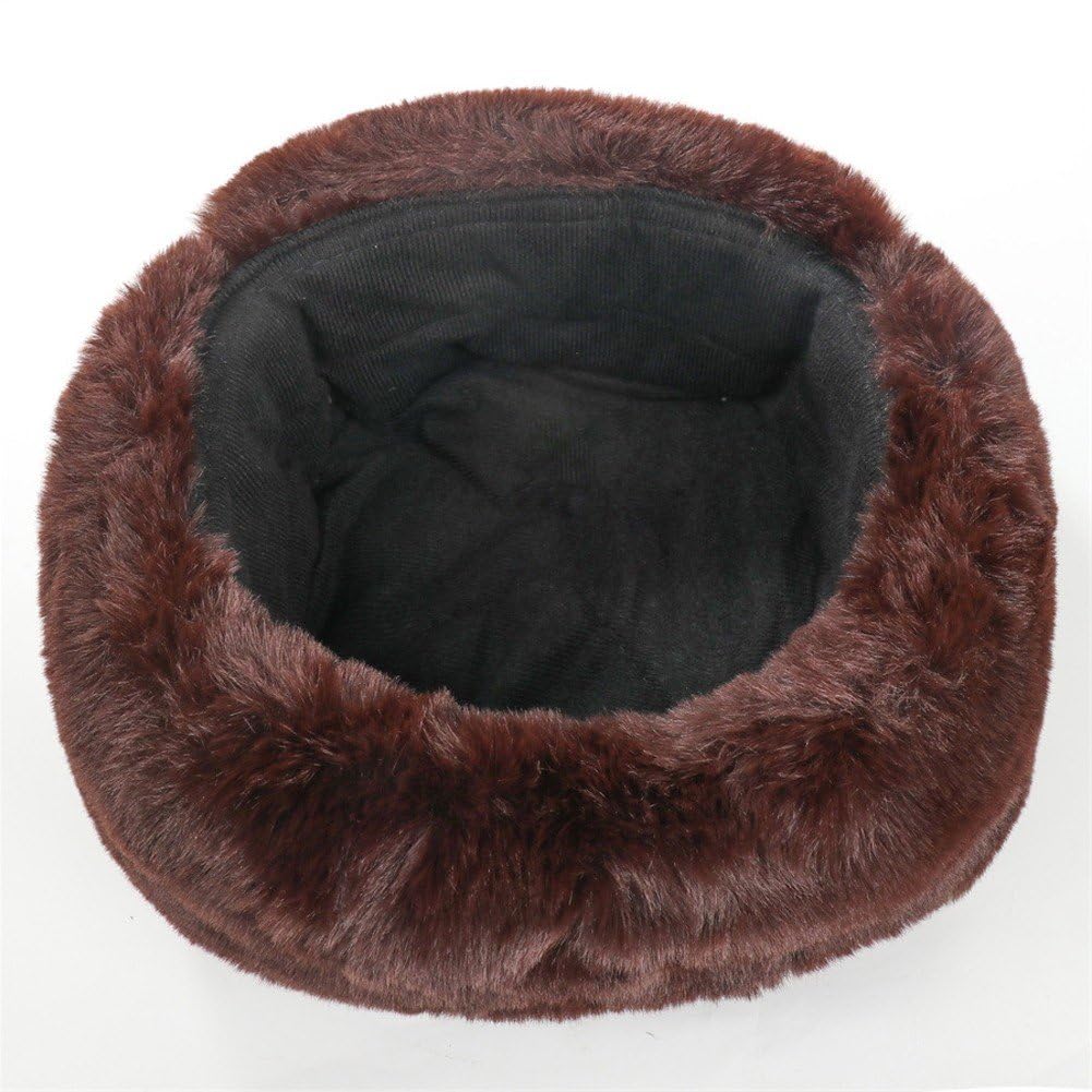 Sombrero De Unisex con Insignia Militar Soviética, Sombreros De Bombardero, Sombrero De Invierno Aire Libre con Orejeras, Sombrero De Caza De Felpa para Esquiar, Uso Diario