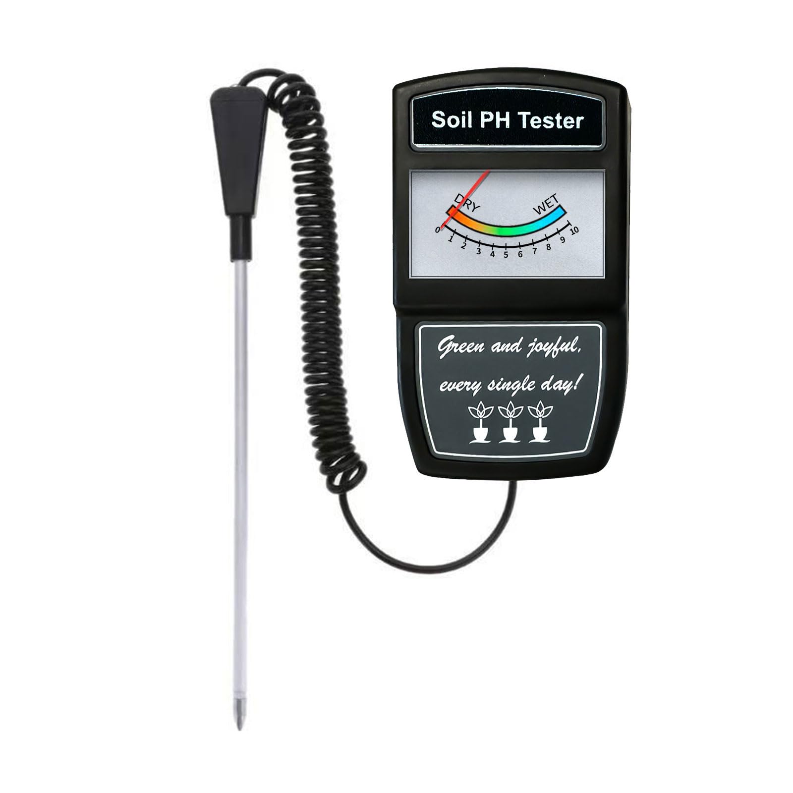 Soil Meter Resistant Probe Soil Acidity Tester High Sensitivity Pin for Indoor Outdoor Gardening Meter