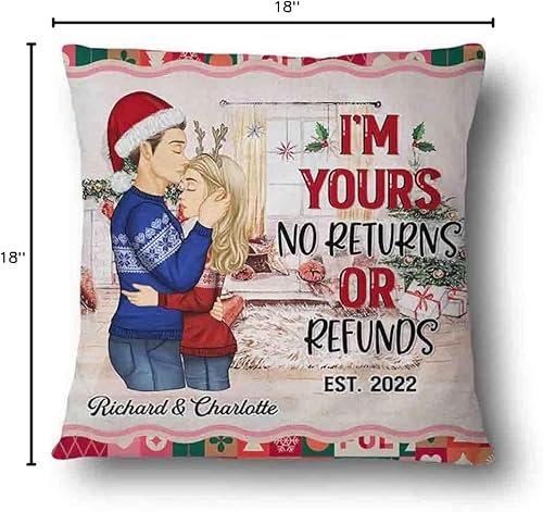 Miniatura 10 de Personalizada de todas las cosas extrañas que he encontrado en línea You're by Far Favorite Pillow Birthday for Couple Hubby Wifey Boyfriend