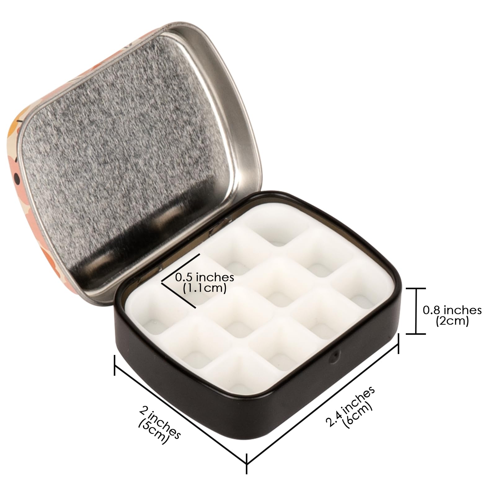 Paleta De Pintura De Viaje Paleta De Acuarela Pequeña Caja D | Cuotas