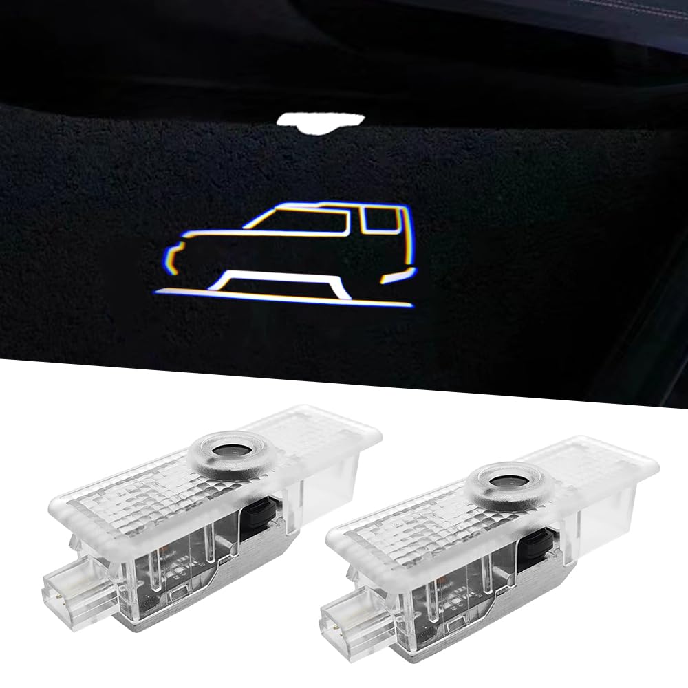 2PCS Led Car Door Lights Projector Logo Compatible for Discovery 4 LR4 2010-2016 Shadow Ghost Light Courtesy Laser Welcome Light (Discovery 4 LR4 2010-2016)