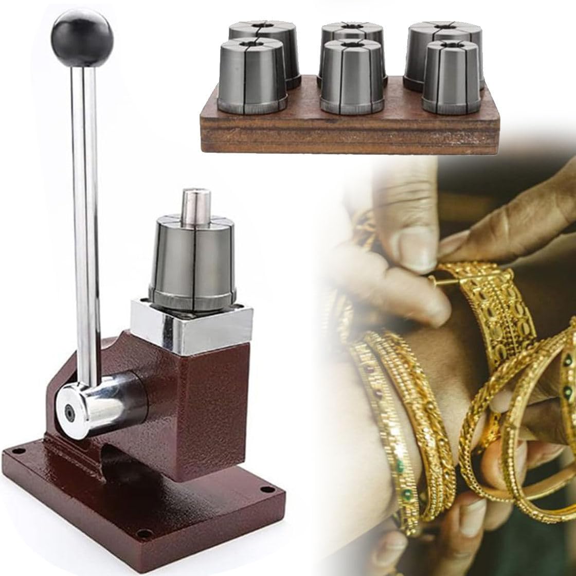 GYKOZY Bangle Bracelet Enlarger Stretcher Expander Make Tool for Jewelry Design Making, Bangle Forming Jewelry Making Equipment