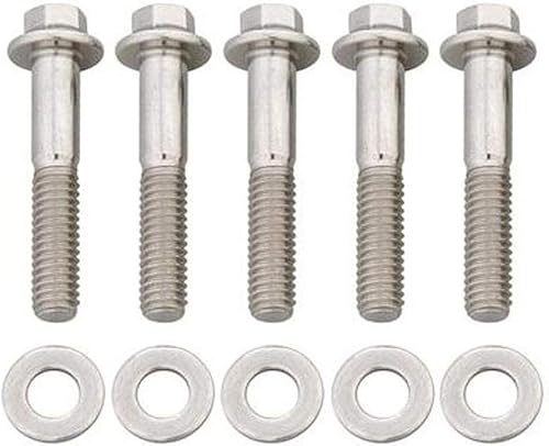 ARP 623-2750 Rosca de acero inoxidable 3/8-16" RH 2.750" UHL Perno de 6 puntos con enchufe de 3/8" y arandela (juego de 5)