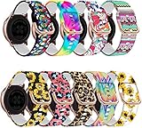 Compatible for Samsung Galaxy Watch 4 Classic 42mm 46mm,Galaxy Watch Active 2 40mm 44mm,Galaxy Watch 4 40mm 44mm Girls Women,20mm Quick Release Smart Watch Band for Watch 3 41mm/Watch 42mm/Gear Sport