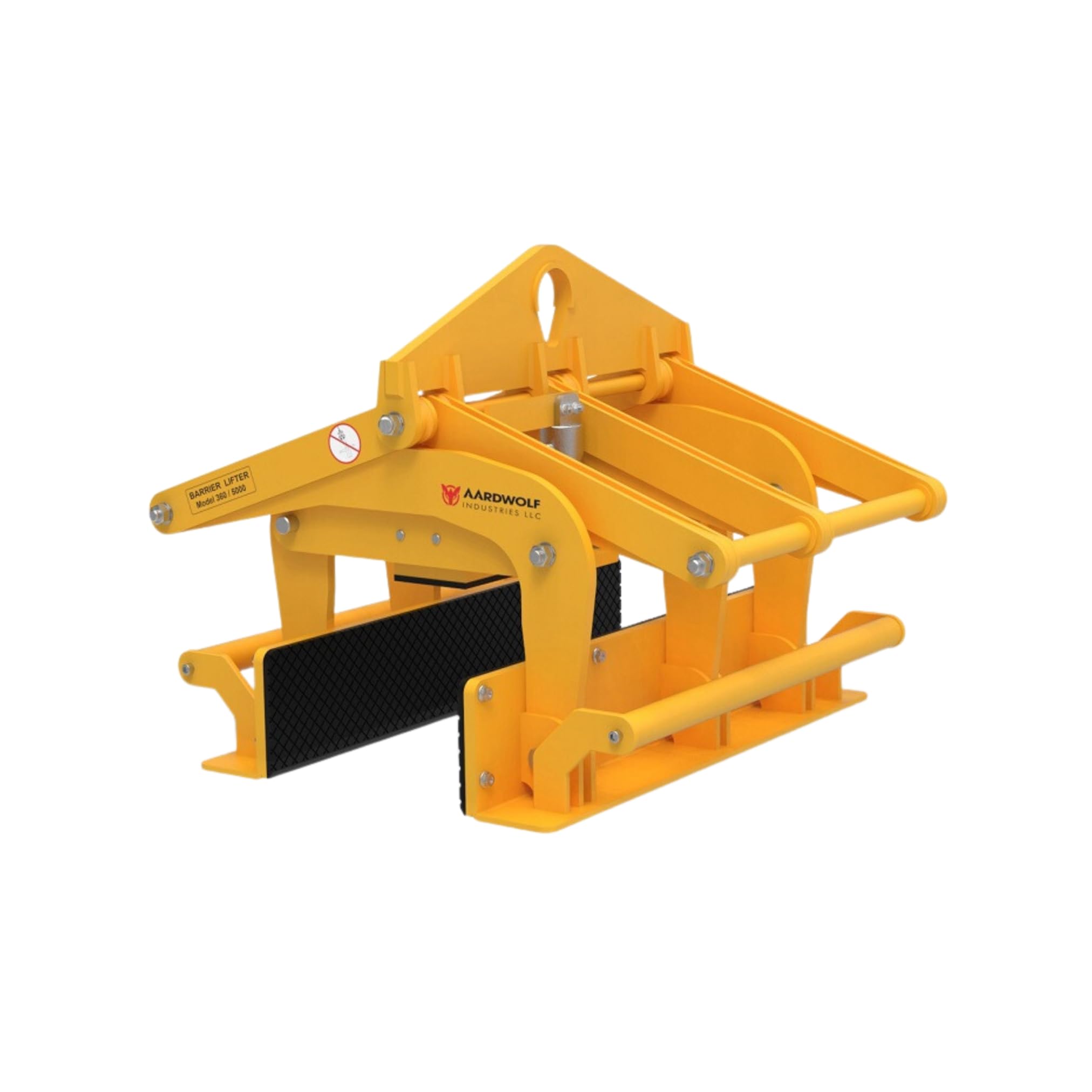 Aardwolf ABL360-5000 Barrier Lifter – 11,023 lb Capacity, Auto-Lock, Vulcanized Rubber Pads, Heavy Duty Lifting for Barriers, Stone & Concrete