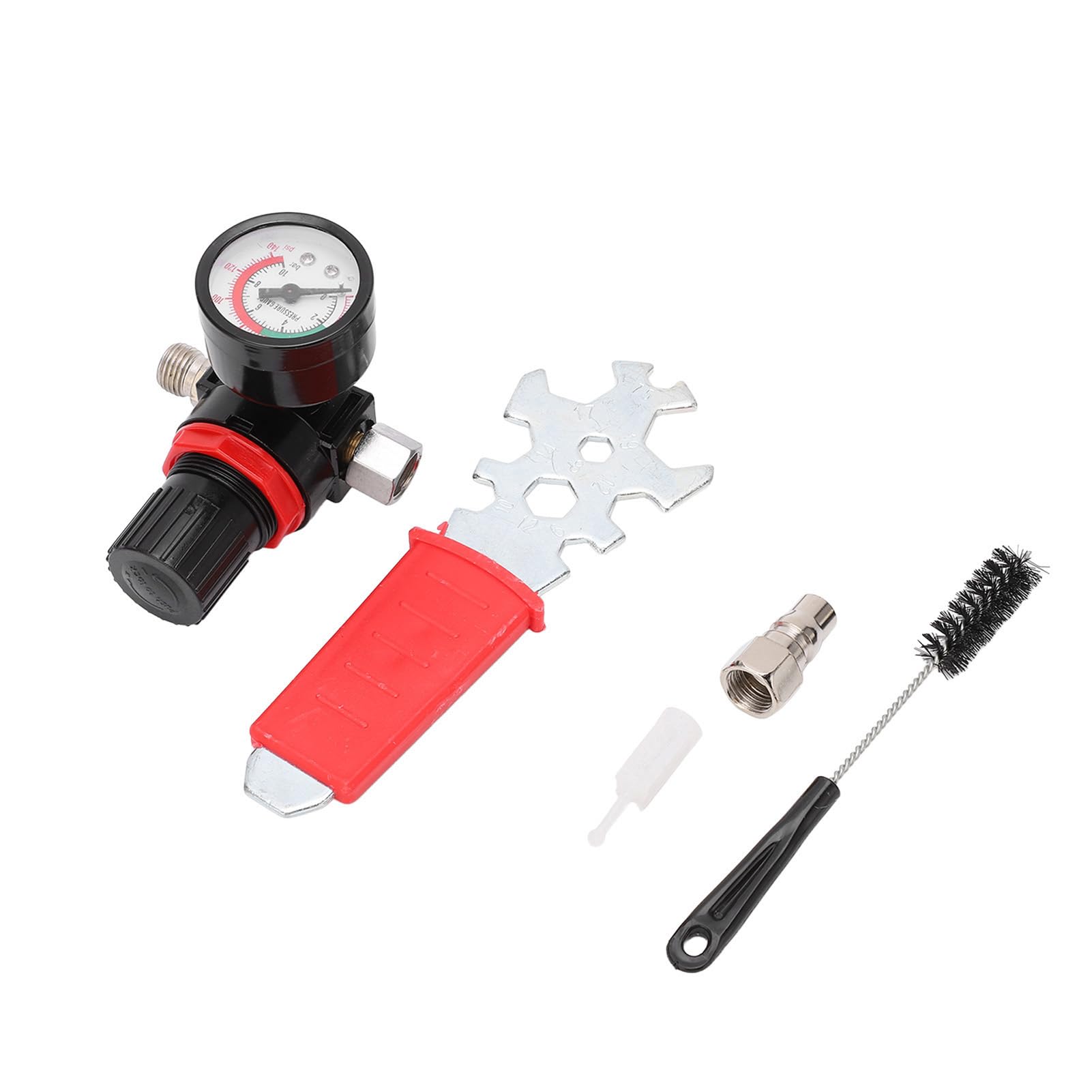 Spritzpistolen-Set, Hohe Zerstäubung, 1,3-mm-Düsentopf für Auto-Grundierung, Transparenter Decklack, Ausbesserung, Professionelles Zubehör