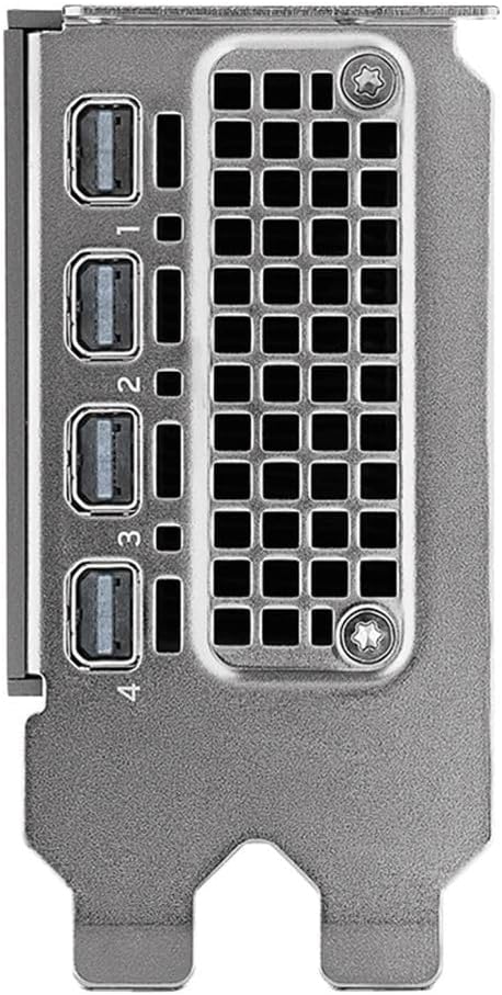 NVIDIA RTX PRO 4000 SFF Blackwell 24GB GDDR7 ECC - PCIe 5.0x8, 4X mDP 2.1b, Low-Profile Dual-Slot AI Workstation GPU Retail