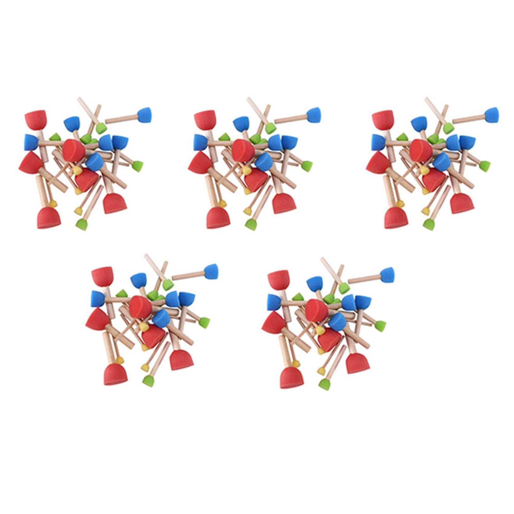 Jnchdghwa Foam Pouncer Assortment-Sponge Painting Stippler Set 120/-Foam Brush Value Pack-1.5cm 2cm 3cm 4cm