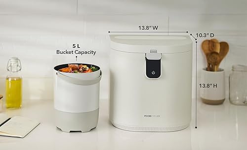 Miniatura 4 de Food Cycler Eco 5 reciclador de alimentos de cocina galardonado  Alternativa a contenedor de compostaje interior  Triturador eléctrico de alimentos