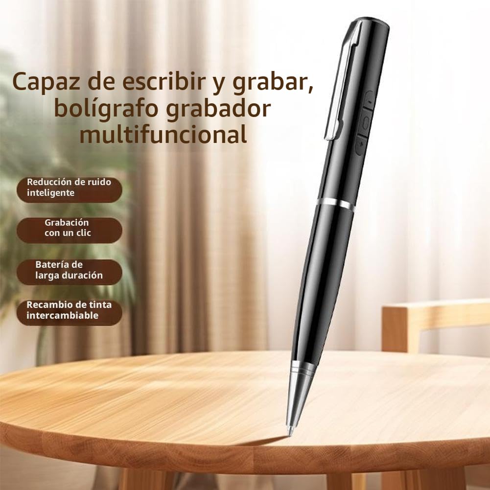 Grabadora digital controlada por voz con grabación de audio de sonido de 360° para reuniones, grabadora de voz de dictado HD 1 unidad y