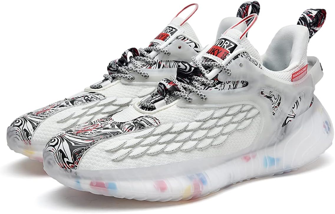 GSIGUL Men's Trail Running Shoes Fashion Sneakers Breathable Casual Walking Shoes Comfort Tennis Shoes