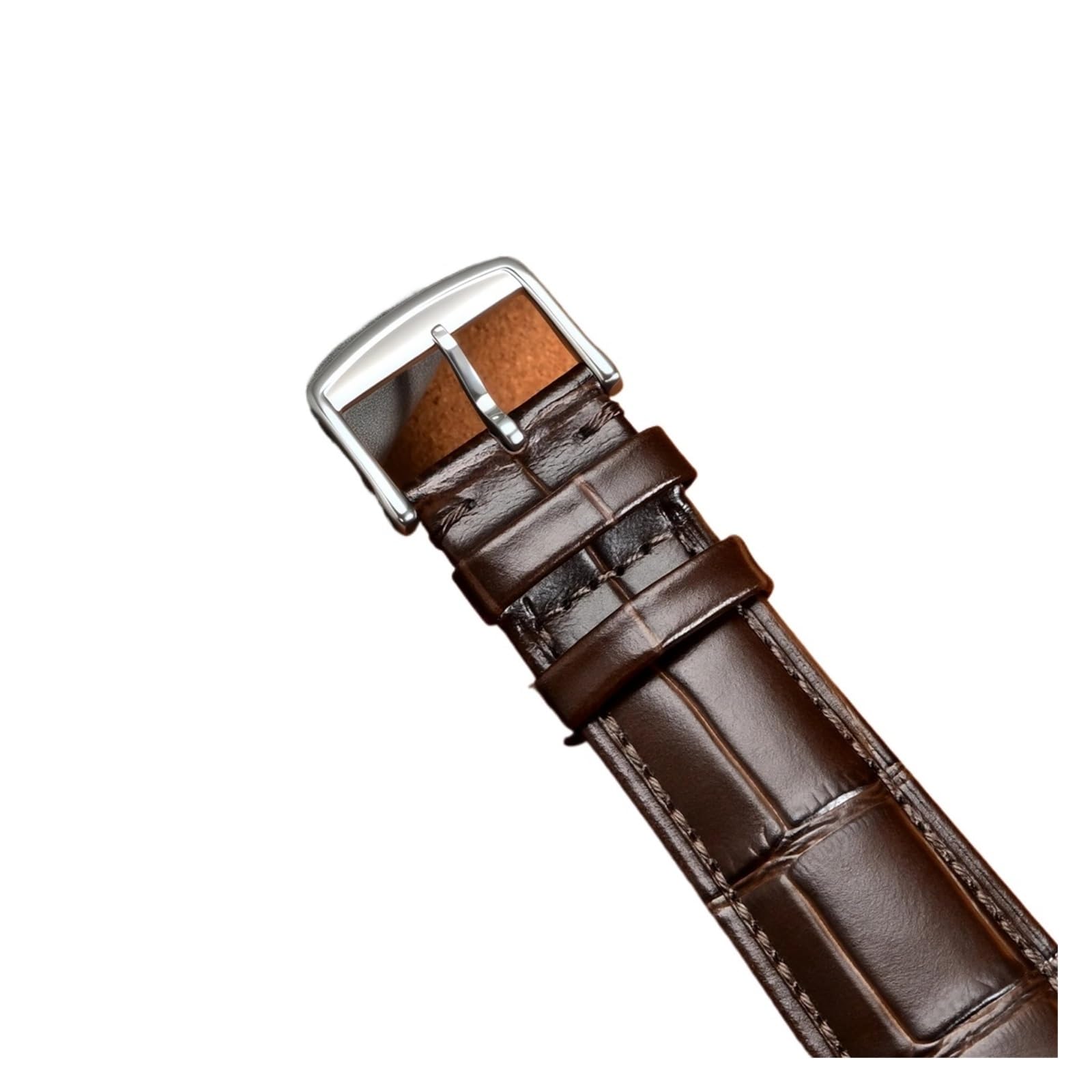 Générique NASUNJIA 13 14 15 18 19 20 21 22mm Bracelet De Montre En Cuir Véritable Remplacement