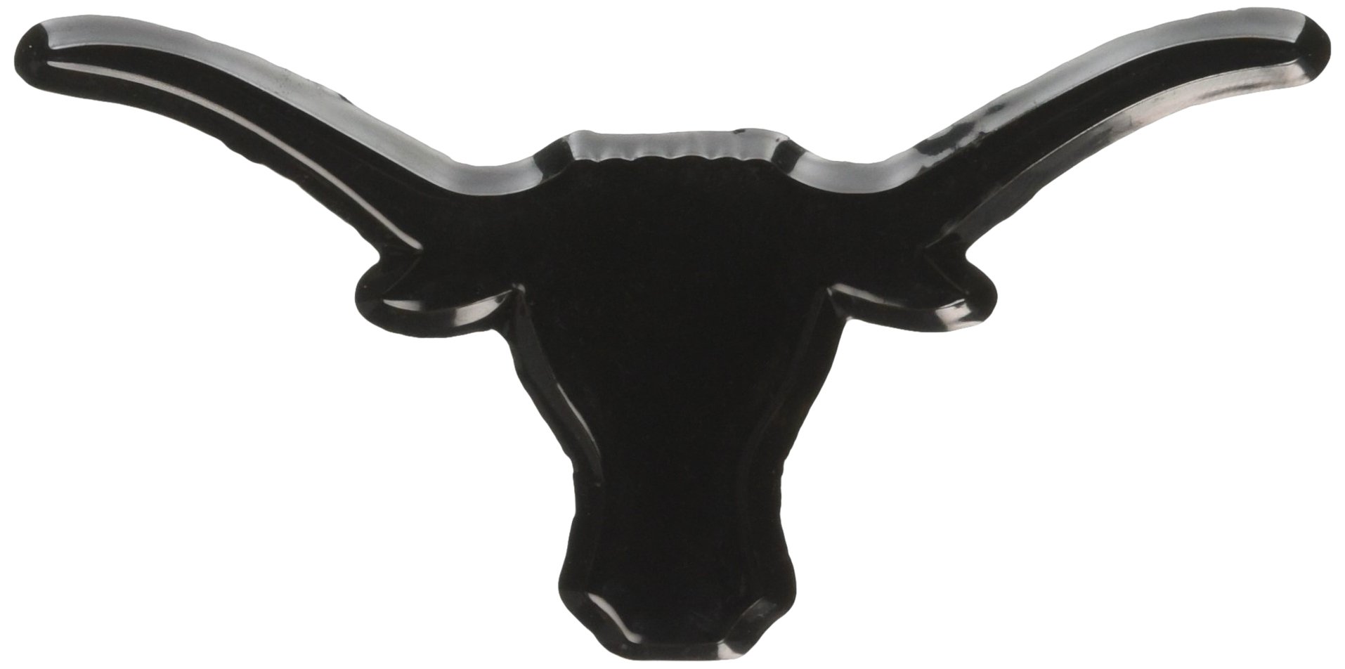 Texas Longhorns Premium Metal Auto Emblem -Onyx Black