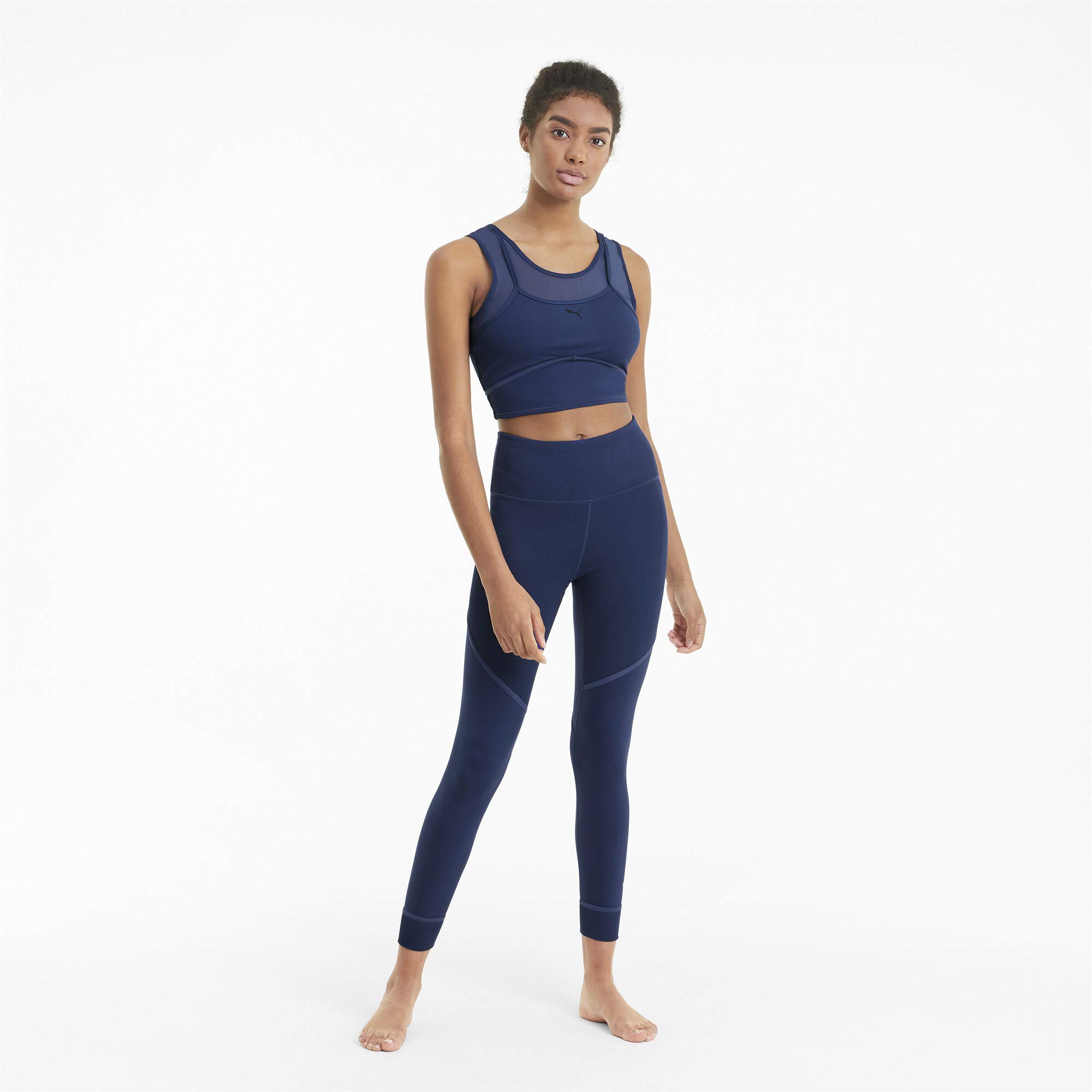 PUMA Studio Rib High Waist 7/8 Tigh - Mallas Deporte Mujer
