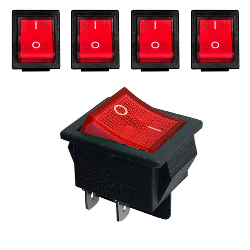 MGI SpeedWare 12vDC Neon Lighted Automotive Mini Rocker Switches On-Off ...