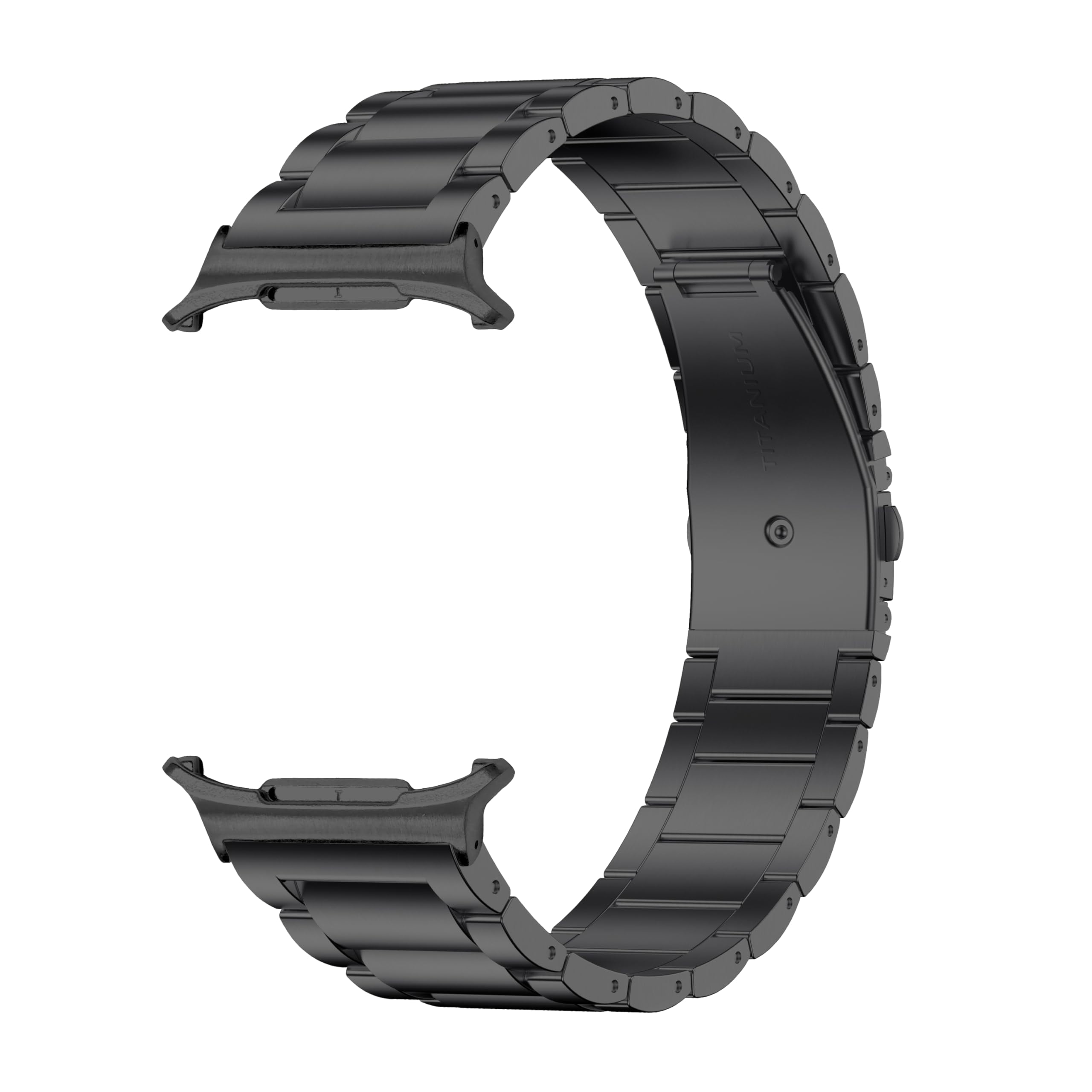 Bracelet de rechange en métal titane pour Galaxy Watch Ultra de 47 mm pour homme et femme, compatible avec Samsung 7, noir