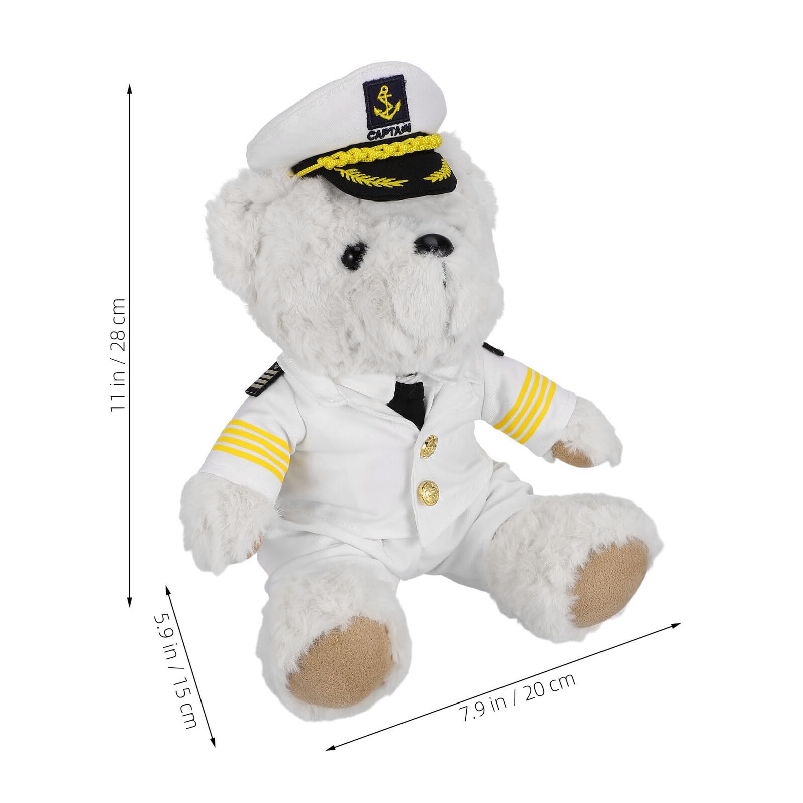 Orsetto di Peluche Morbido e Confortevole in Peluche Beige Cotone Pp, Uso Versatile per Decorazioni Festive e Feste Natalizie, Giocattolo Creativo e Unico