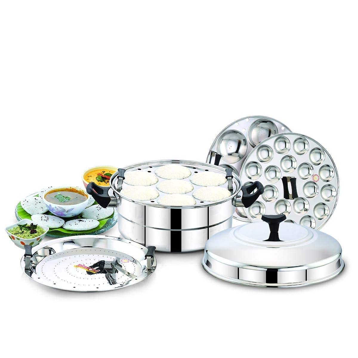 Buy Multi Kadai Idli Cooker Idli Steamer Idli Stand idli Cooker Plates