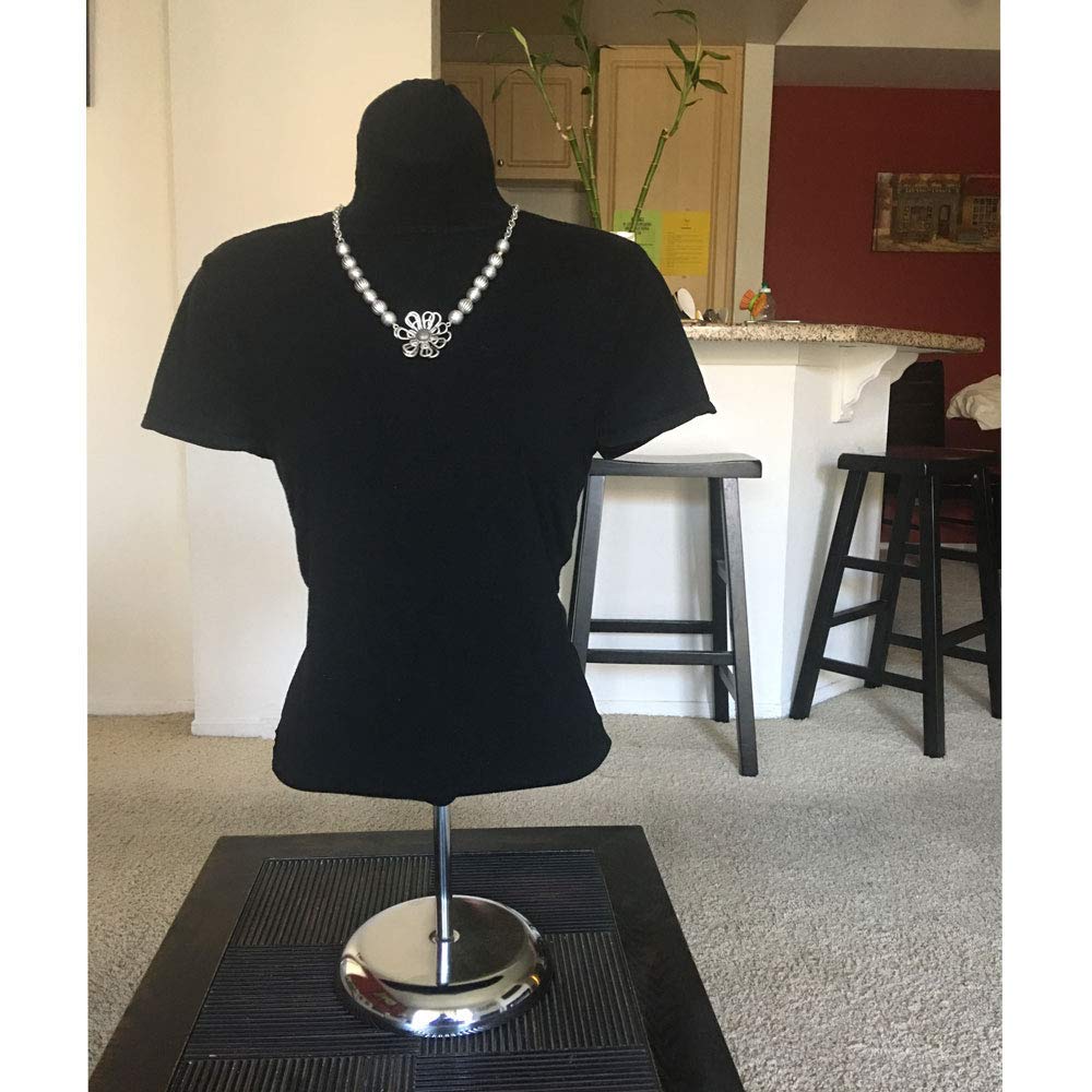 EZ-Mannequins Male & Female Torso Mannequin Set - Hollow Back, Stackable, For Hanging Small-Medium Clothing - View #7