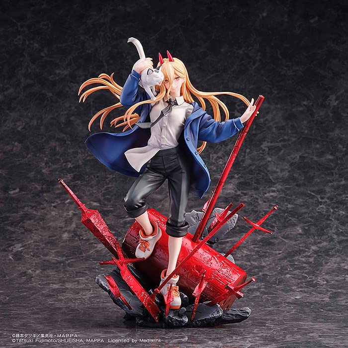 Amazon.co.jp: チェーンソーマン:パワー&ニャーイ 1:7スケール PVC 