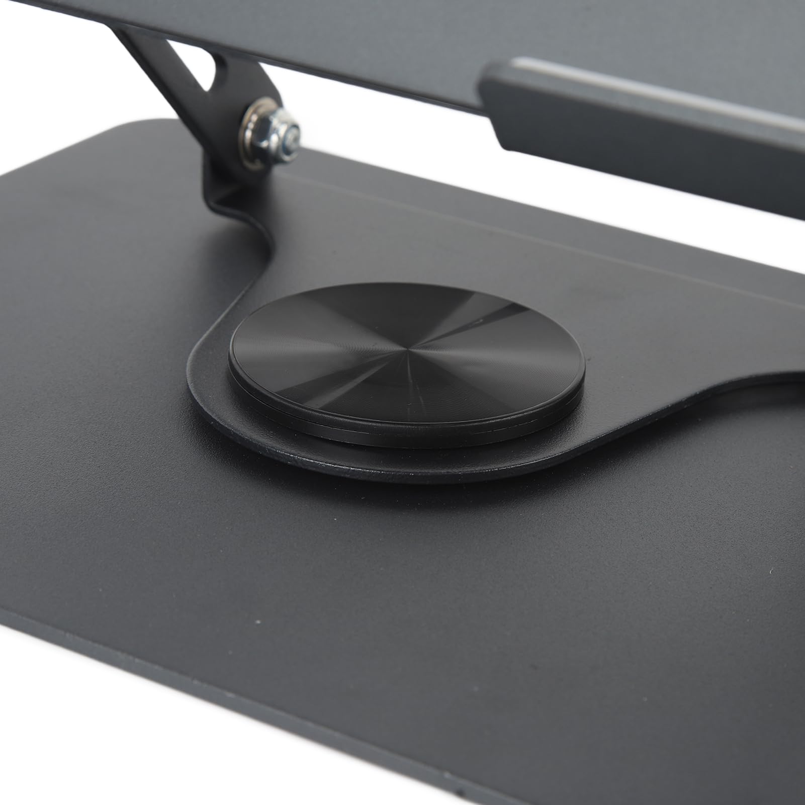 Sxhlseller Supporto per Laptop Regolabile in Continuo con Ventola di Raffreddamento, Supporto per Laptop in Alluminio Ruotabile a 360° per Dispositivi da 11-17,3 Pollici, per Computer Ergonomico