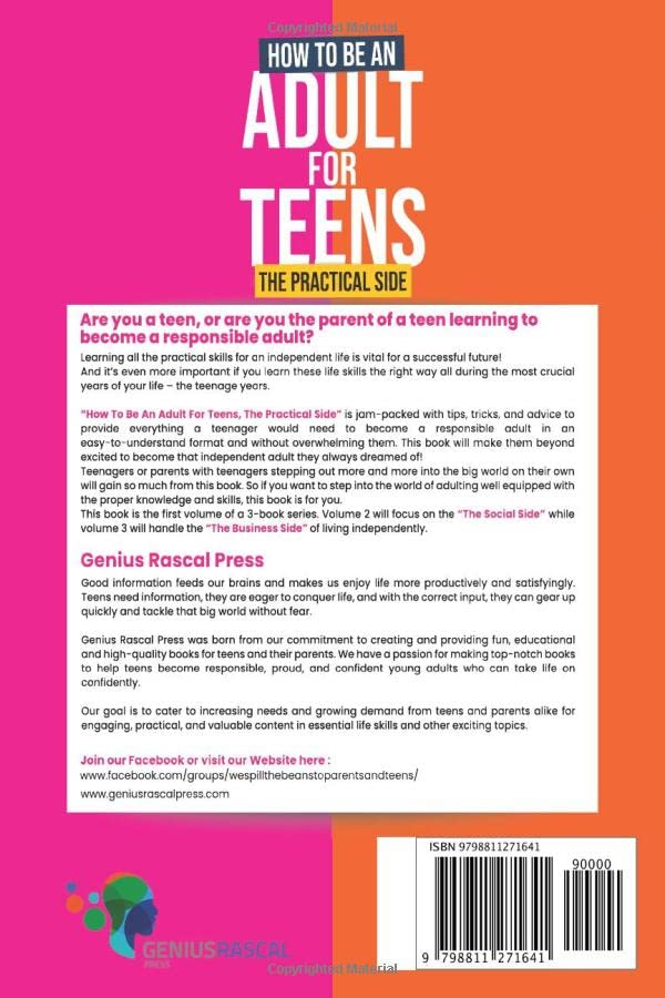 Miniatura 2 de How To Be An Adult For Teens - The Practical Side A Phenomenal Guide Book on Preparing and Learning the Right Life Skills for Living Independently