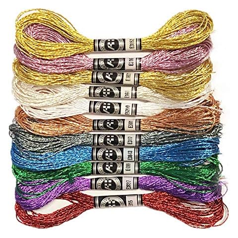 Redsea Glitter Embroidery Floss for Crafts Cover