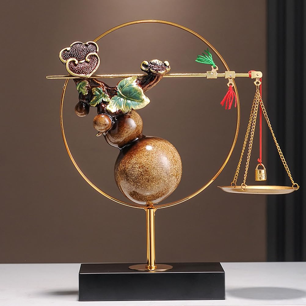 Figurka z żywicy Orientalne Feng Shui Mityczne stworzenie Ozdoba do wystroju domu, biurka, biura, ekspozycji kolekcjonerskiej Bogactwo Szczęście Szczęście Figurka,27 * 8 * 30cm