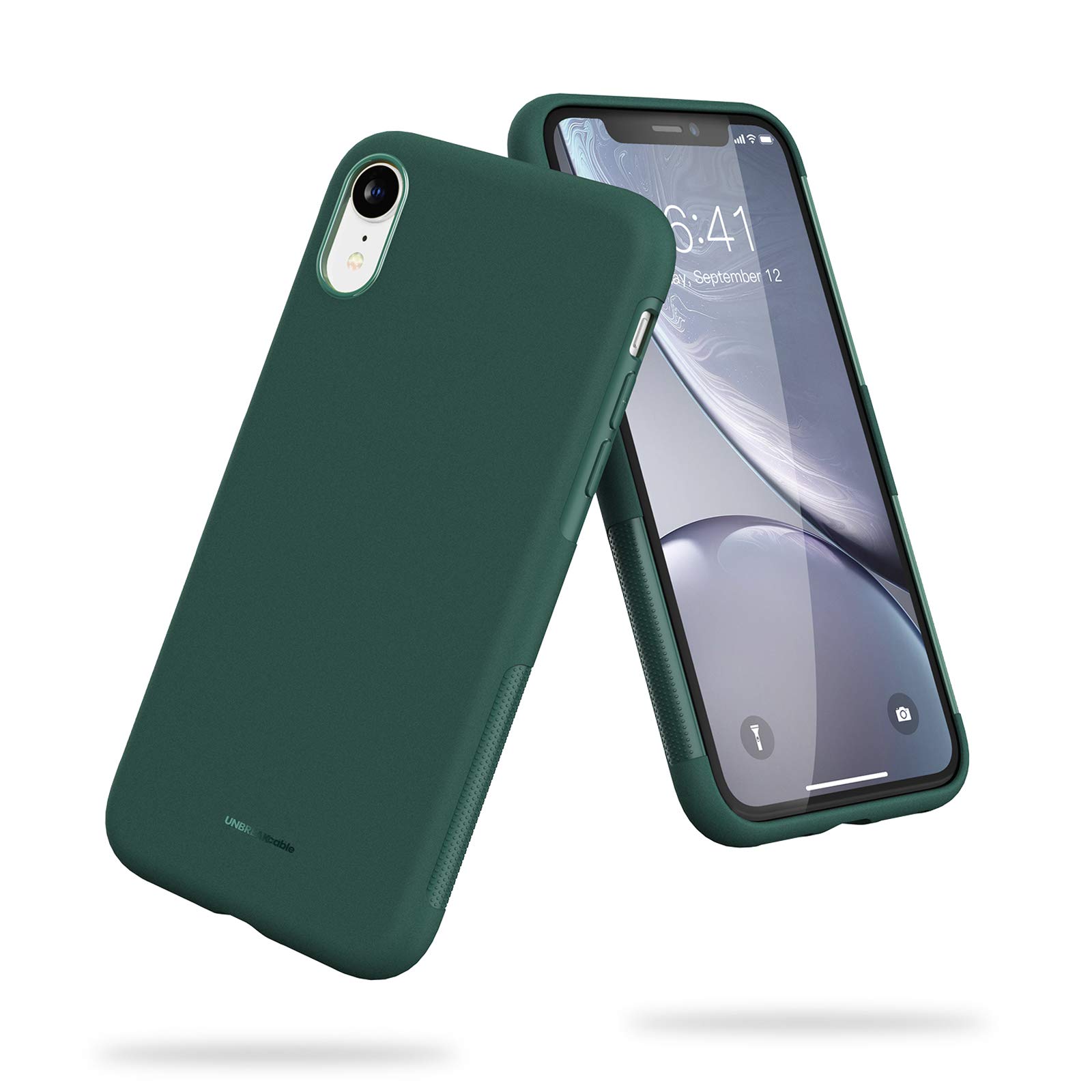 UNBREAKcable iPhone XR Case - Soft Frosted TPU Ultra-Slim Stylish Protective Cover for 6.1 inches iPhone XR [Drop Protection, Non-slip] (Matt Green)