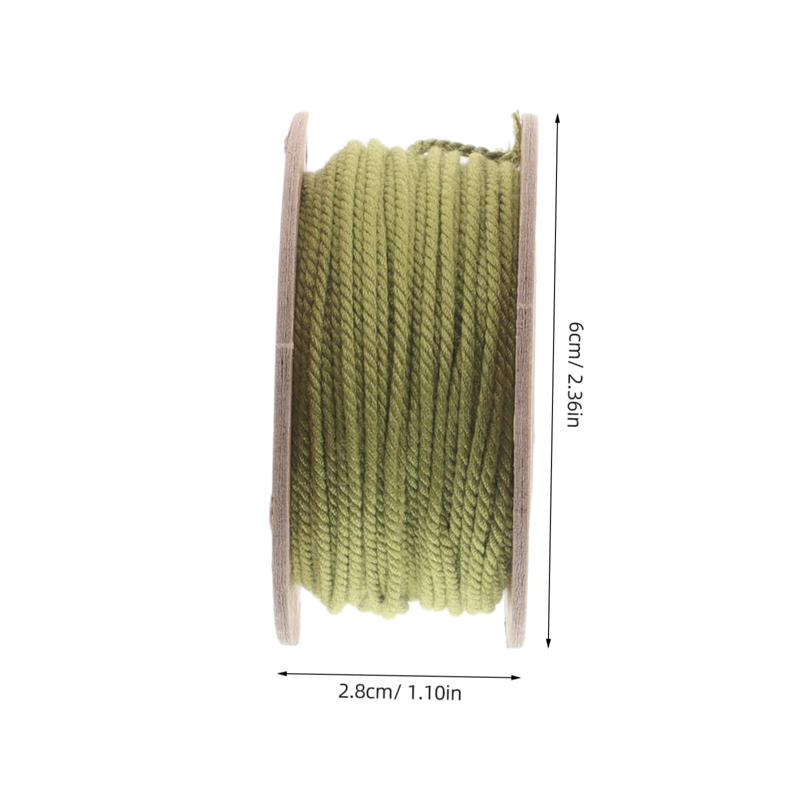 Kisangel 12piezas Cuerda Trenzada de Algodón Hilo para Cuentas Cordón para Pulseras Cuentas para Macramé y Fabricación de Joyas Color Natural Unidades
