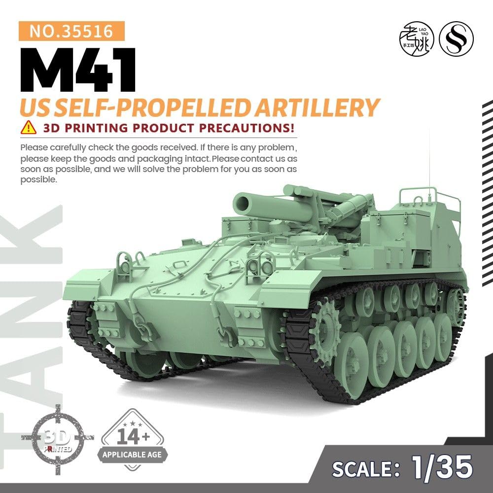 SS35516 1/35 Military Model Kit US M41 Artyleria samobieżna