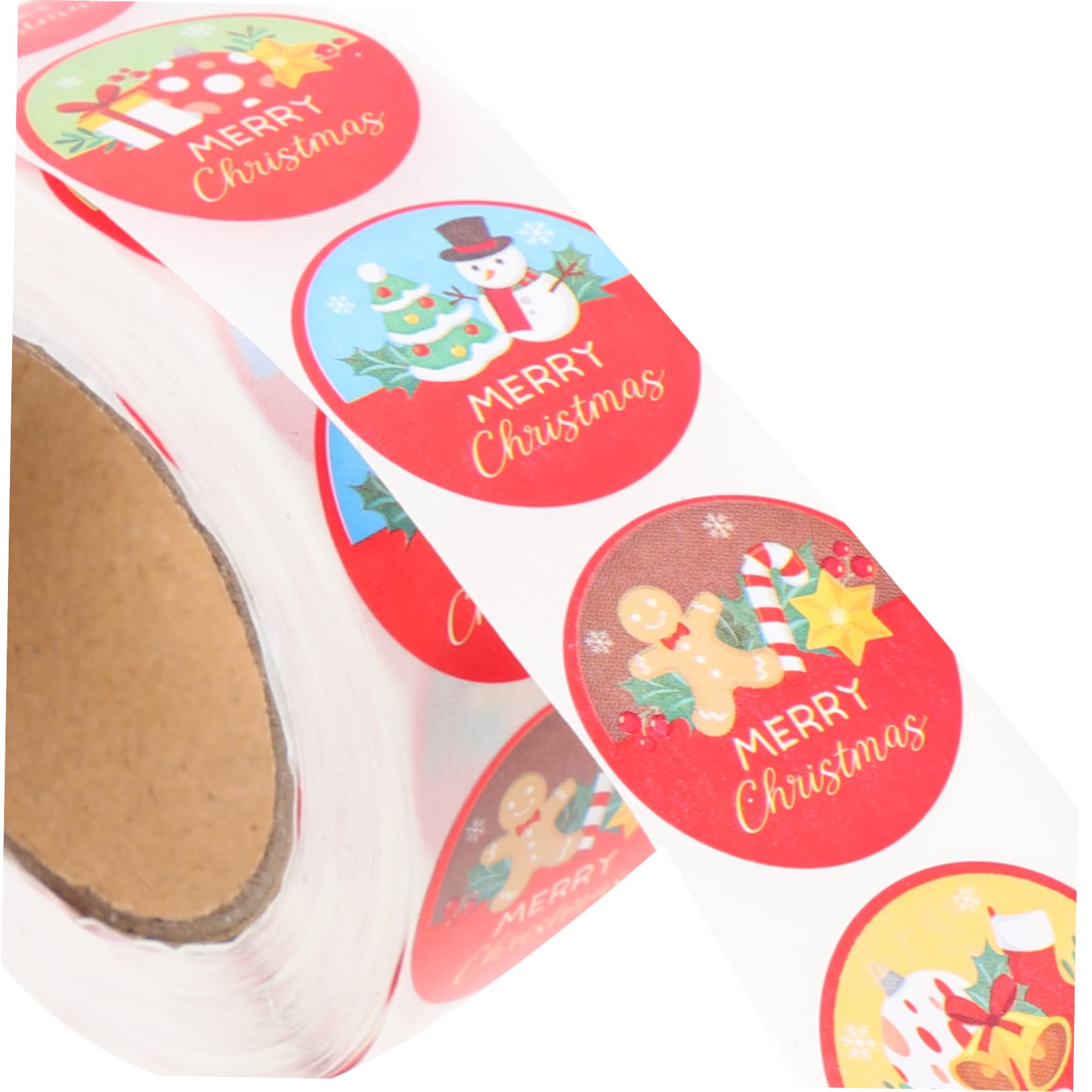 STOBOK 12pezzi Adesivi Natalizi Autoadesivi Per Decorazioni e Chiusura Stickers Per Decorazioni Per Scatole e