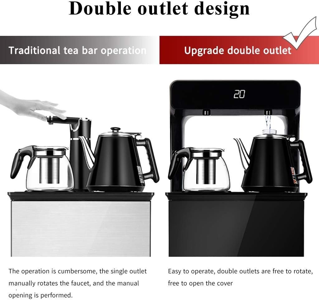 Intelligent Touch Warm Door Water Dispenser, Lower Bucket, 304 Stainless Steel Automatic Desktop Household