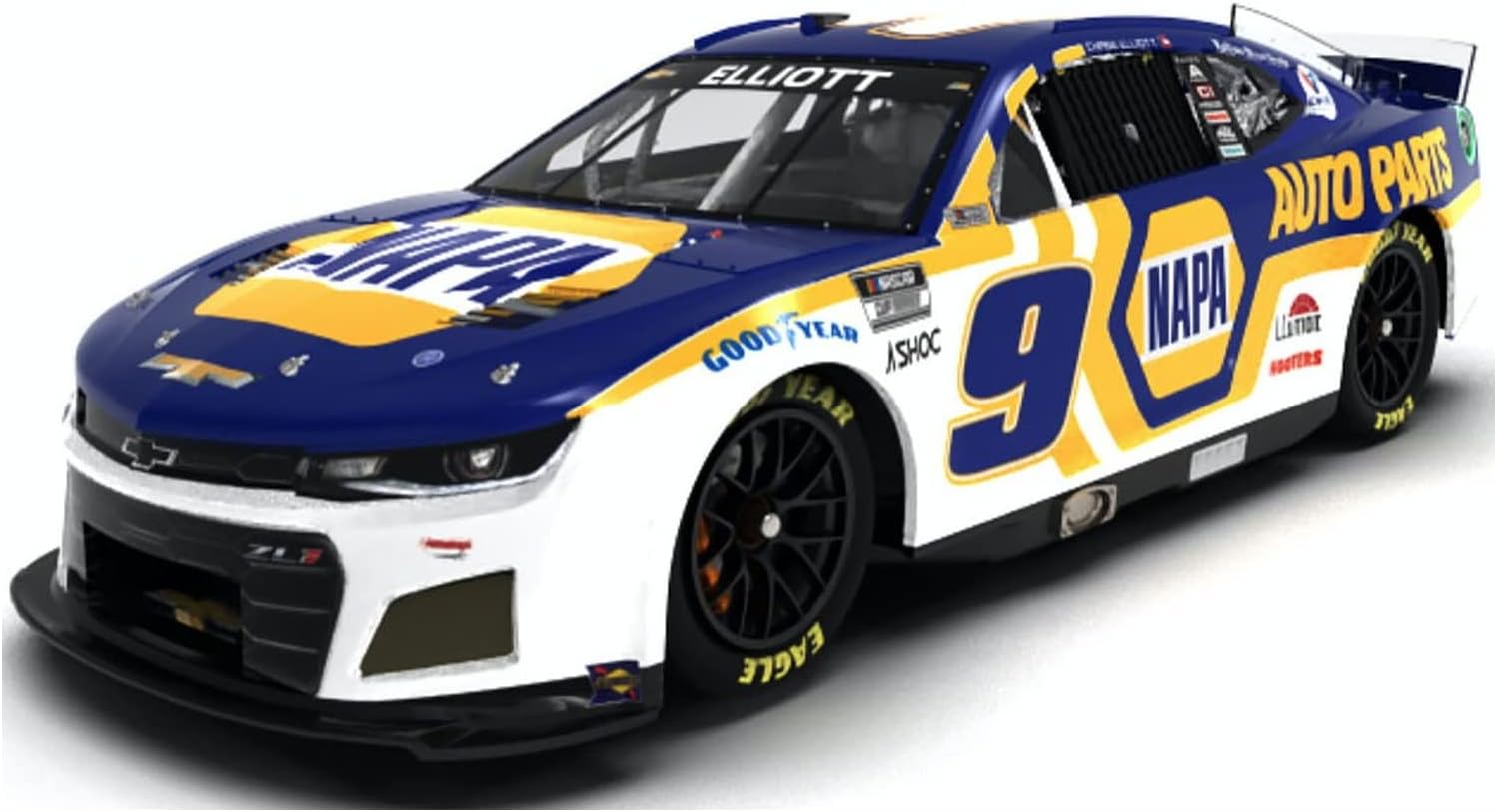 Salvinos JR Models Salvinos Jr Models HMC2022CEP 1/24 Scale 2022 Camaro ZL1 #9 Chase Elliott Plastic Model Kit SJMHMC2022CEP 0