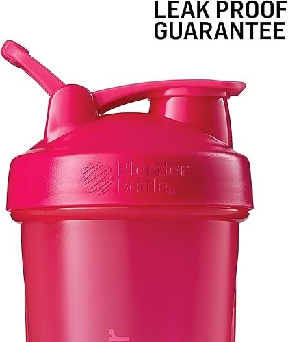 Miniatura 7 de BlenderBottle - Botella clásica para batidos de proteínas y pre entrenamiento, 591 mL, color verde azulado