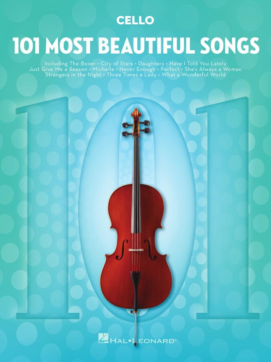 101 Most Beautiful Songs for Cello Paperback – Big Book, 1 August 2020