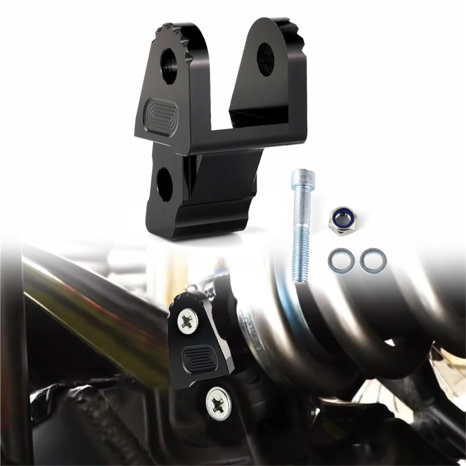 Kit d'abaissement de repose-pieds contre la fatigue à moto Versys 650