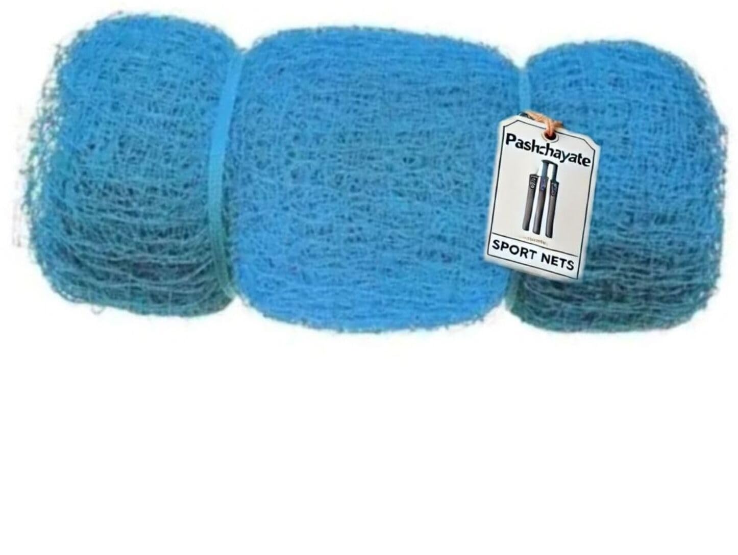 PASHCHAYATE Blue Cricket Net 100 * 10ft, Durable Training Net, Sports Nets Cricket Batting Practice Net Cage Regular Training Netting for Outdoor Backyard Ground Sports-image-25