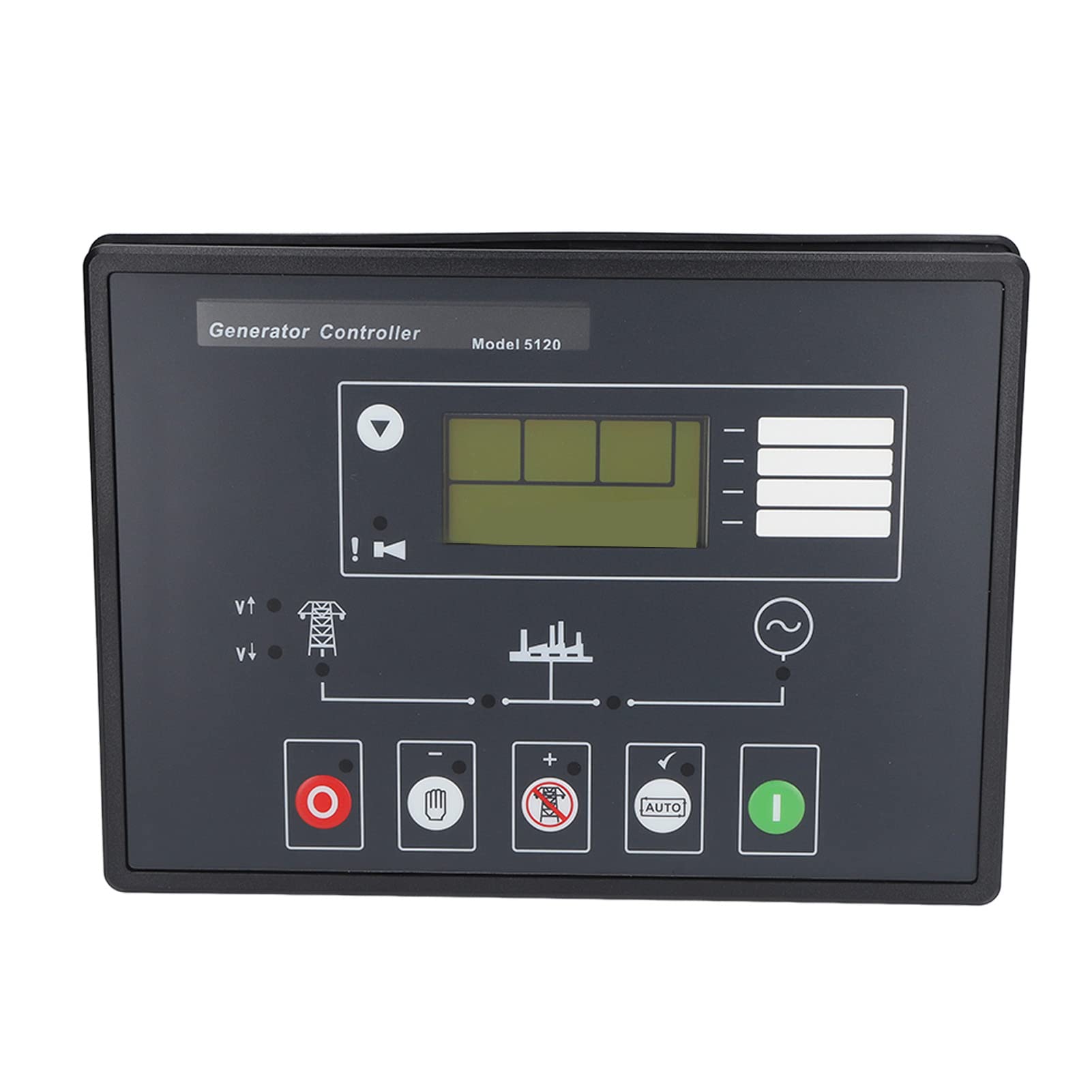Controlador automático de generador 5120 Generador Controlador de grupo electrógeno Panel de control de arranque automático 100-700 V (400 V)