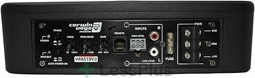 Miniatura 8 de Cerwin Vega VPAS10V2 - Subwoofer activo de perfil bajo RMS de 10 pulgadas, 550 W, máximo / 200 W, RMS, con módulo amplificador integrado para