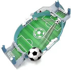 Futebol de Mesa Interativo Tabuleiro com Lançador Brinquedo Infantil de Futebol Jogo Portátil com Bolas 52cm