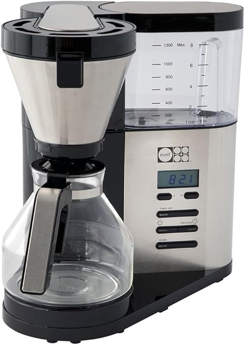Taurus Capuleto – Cafetera de goteo, 1.5l, hasta 15 tazas, jarra cristal,  antigoteo automático, placa calefactora mantén café caliente, fácil uso,  filtro permanente-lavable, rápida, 900W, negra, inox – PREYCA