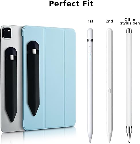 Miniatura 4 de Soporte para lápices compatible con Apple Pencil (21 generación), funda de piel elástica para lápiz capacitivo, accesorios con funda adhesiva para