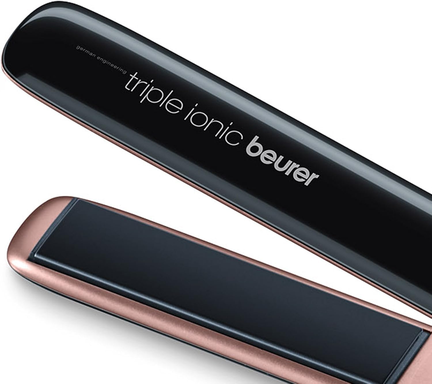PLANCHA CABELLO BASCULANTE TITANIO LUZ LED