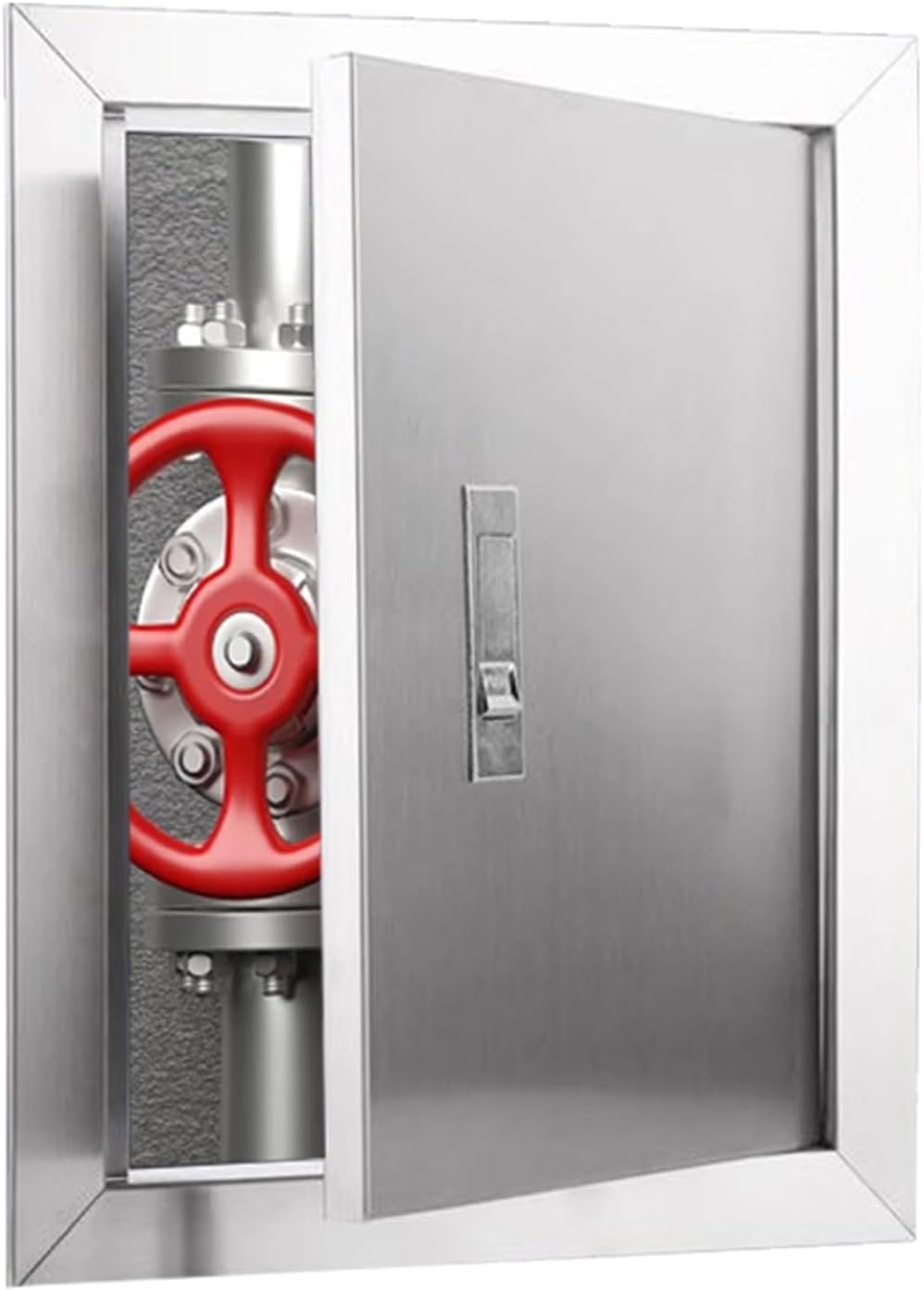 Wall & Hatch Access Panel – Outdoor Kitchen Access Door - Stainless Steel Waterproof Inspection Panel with Recessed Handle for Plumbing Access(85x110cm)