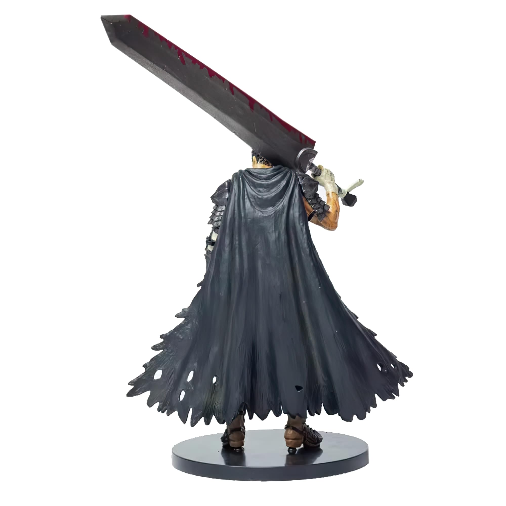 Guts, Figura de PVC Espadachín Negro Modelo Estatua de Juguete, Colección Regalo Decorativo