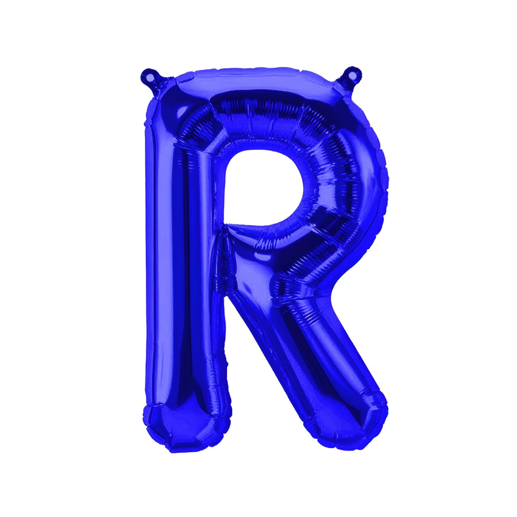 Foil Balloons Letters Blue - 40/80/100 cm for Birthday Wedding Party Decoration Happy Birthday JGA Gift Balloon Graduation Giant Balloon ABI Large XXL Small Mini Pink Boys 40 cm - R)