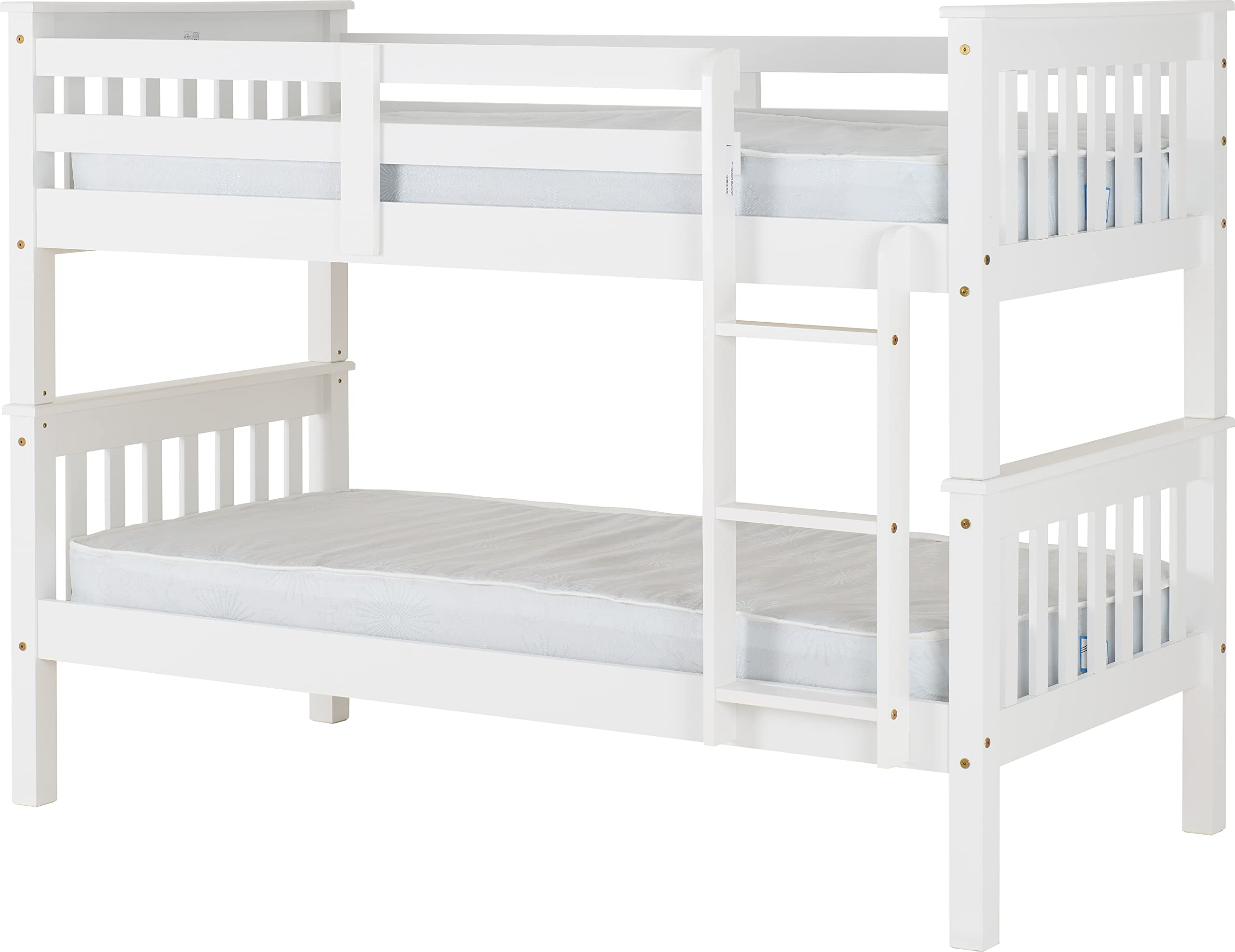 Seconique Neptune 3' Single Bunk Bed - White