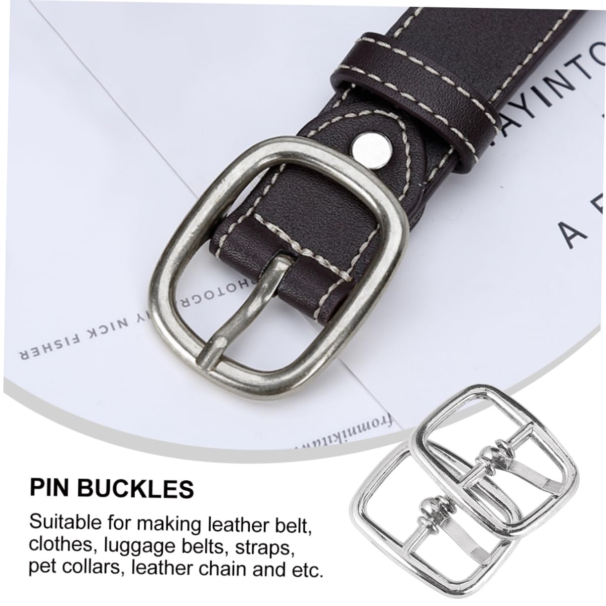 Lurrose 150pezzi Fibbia Per Cinture e Borse Accessori Fai Da Te Resistente e Durevole Argento