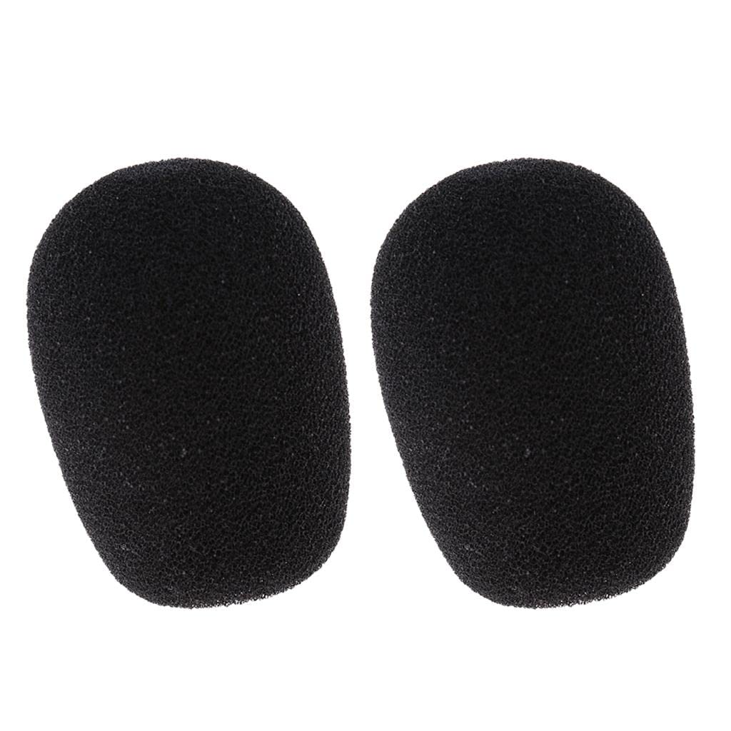ATORSE 2 Pieces Mini Condenser Microphone Sponge Windshiled Windscreen Mic Cover-image-9